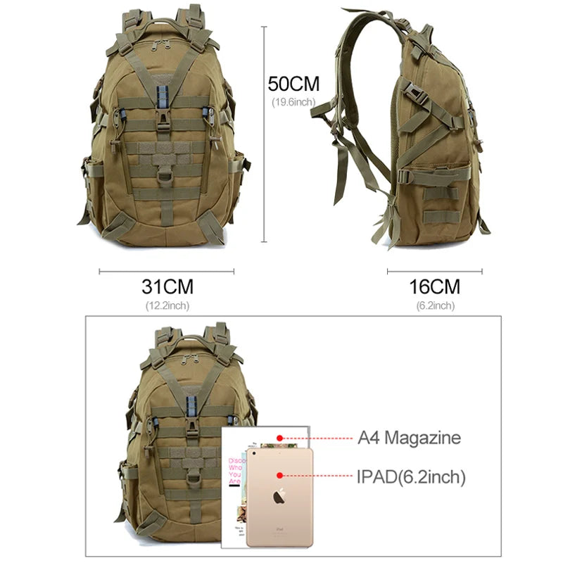 35L Easy Storage Outdoors Backpack