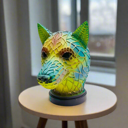 Stained Glass Animal LED Table Lamp